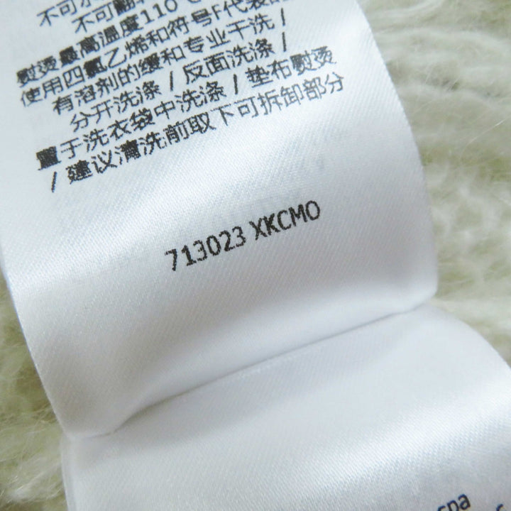 Pristine GUCCI×adidas knit Trefoil Turtleneck Long Sleeves white Women XS 713023