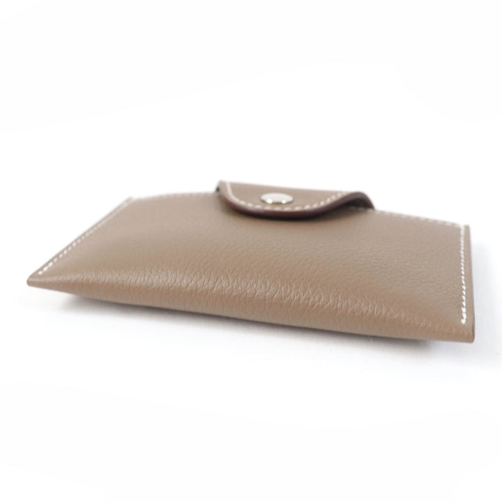 Pristine HERMES Card Case Iliad Evercolor Women