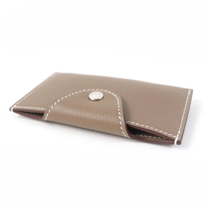 Pristine HERMES Card Case Iliad Evercolor Women