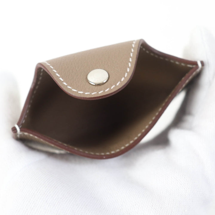 Pristine HERMES Card Case Iliad Evercolor Women