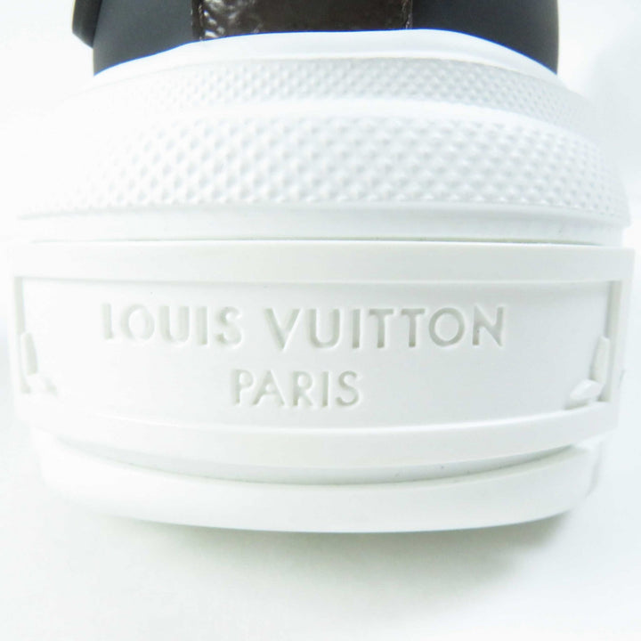 Excellent LOUIS VUITTON boots LV squad line High-top sneakers/side-gored 35