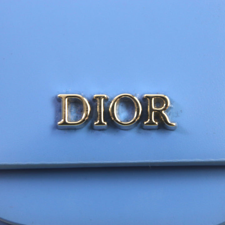 Great DIOR key ring Metal logo earphone case for AirPods Silver leather mens