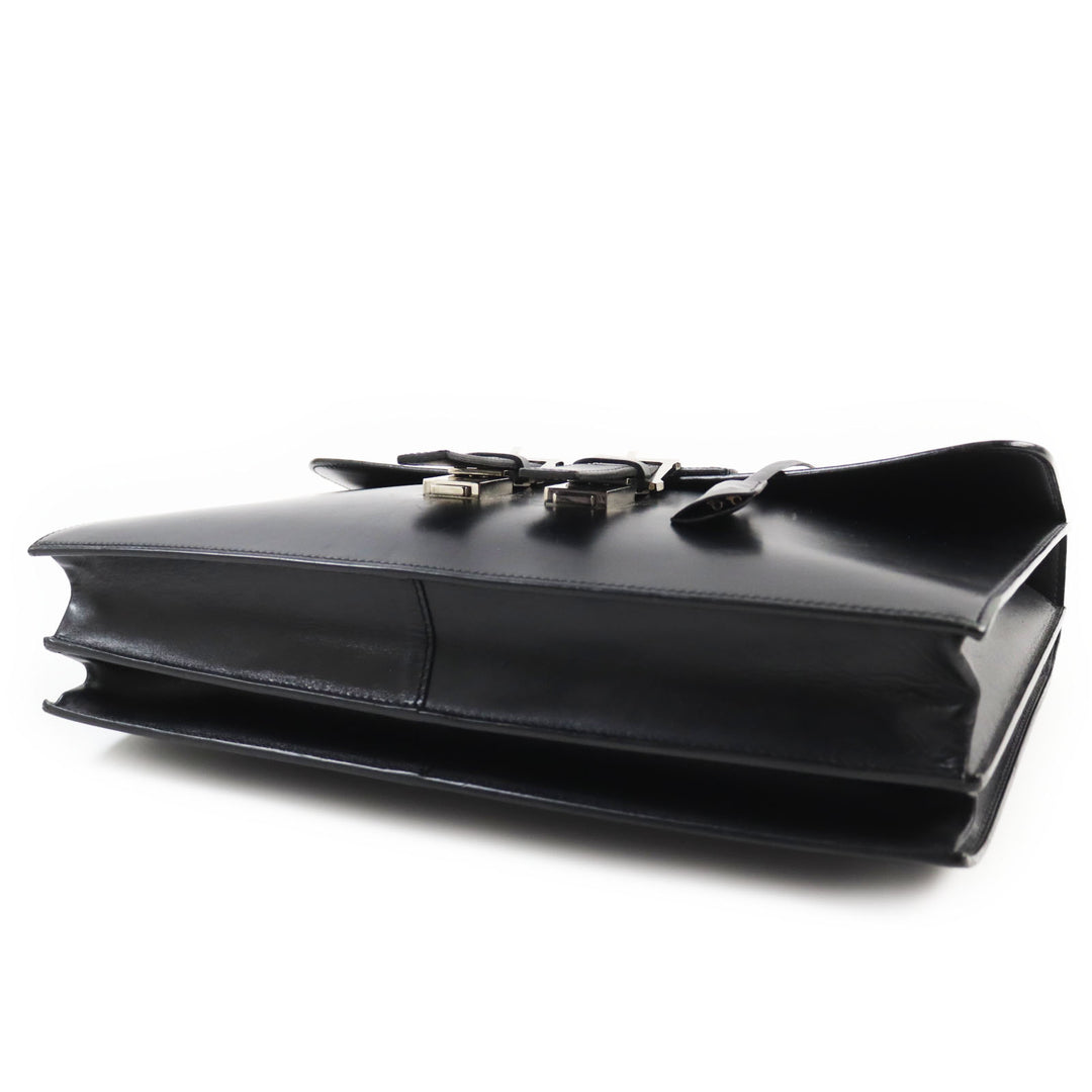 John Lobb Briefcase Extremely rare W Monk William business bag black leather