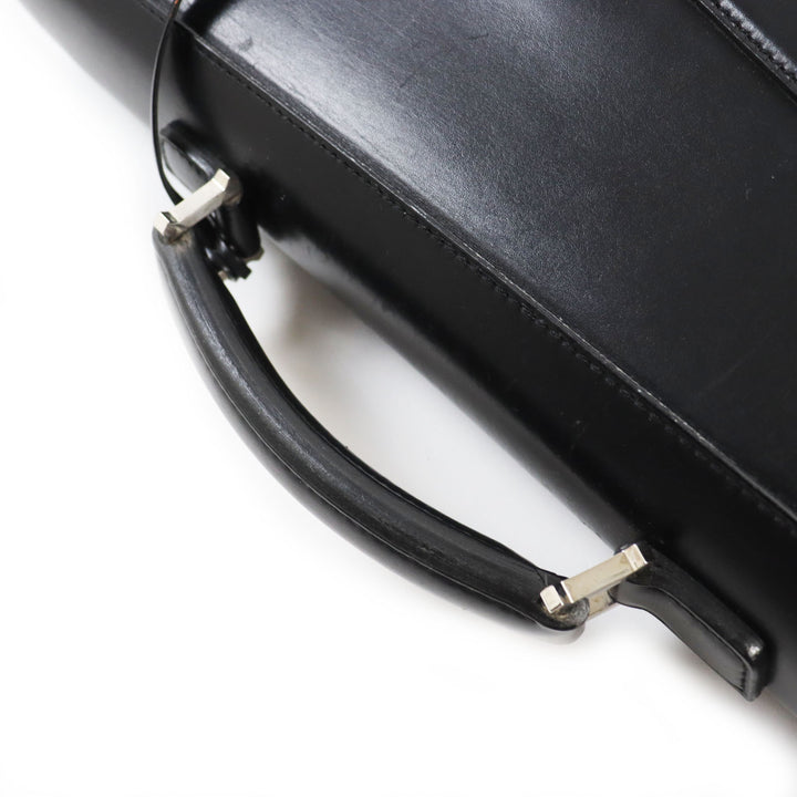 John Lobb Briefcase Extremely rare W Monk William business bag black leather
