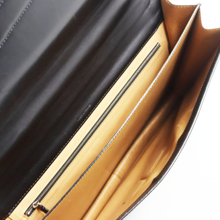 John Lobb Briefcase Extremely rare W Monk William business bag black leather