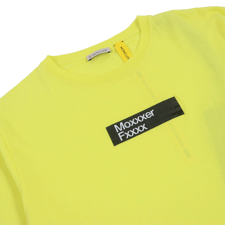 Excellent MONCLER GENIUS 7 Short sleeve T-shirt MAGLIA T-SHIRT yellow cotton S