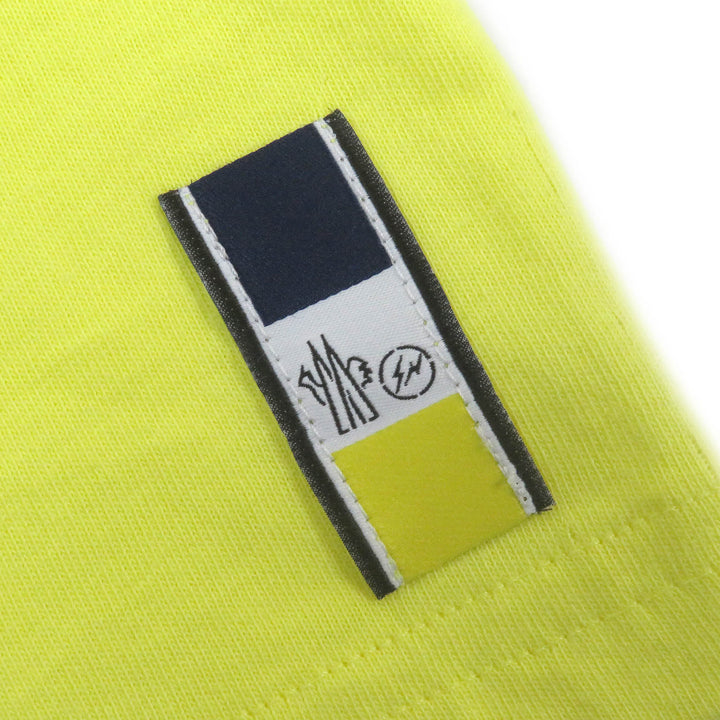 Excellent MONCLER GENIUS 7 Short sleeve T-shirt MAGLIA T-SHIRT yellow cotton S
