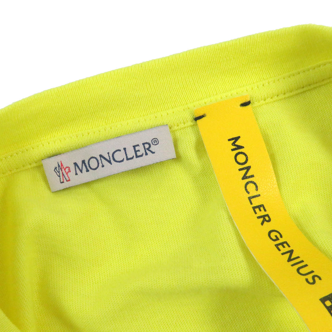 Excellent MONCLER GENIUS 7 Short sleeve T-shirt MAGLIA T-SHIRT yellow cotton S