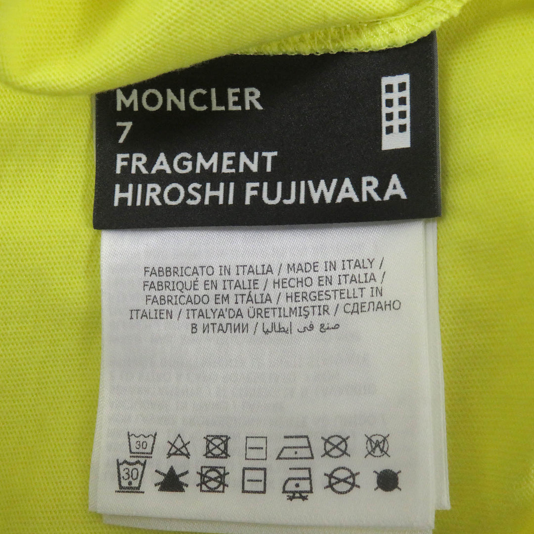 Excellent MONCLER GENIUS 7 Short sleeve T-shirt MAGLIA T-SHIRT yellow cotton S