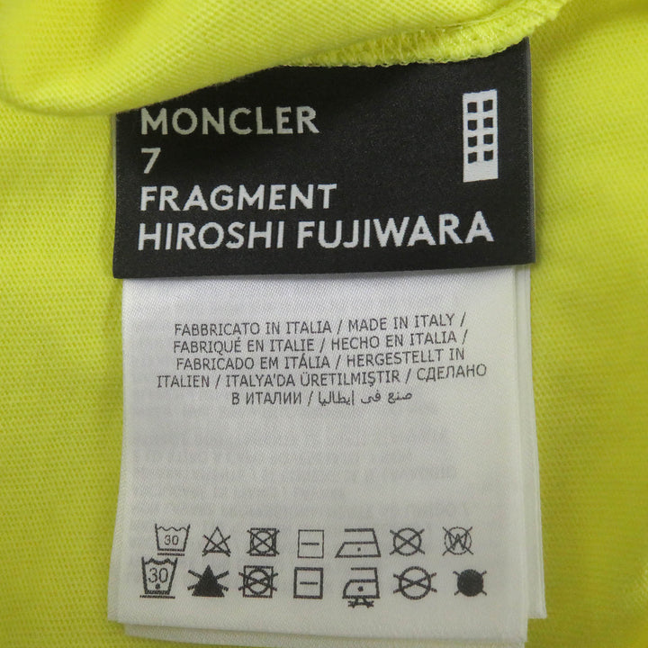 Excellent MONCLER GENIUS 7 Short sleeve T-shirt MAGLIA T-SHIRT yellow cotton S