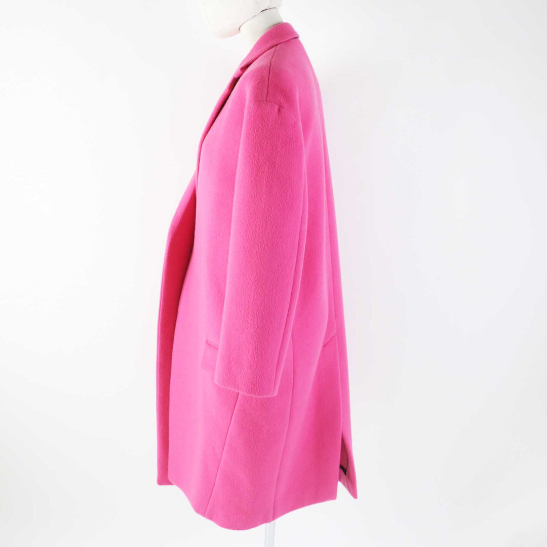 Excellent CELINE coat Egg Crombie Coat Rare color pink cashmere 34 2 8H13/4903