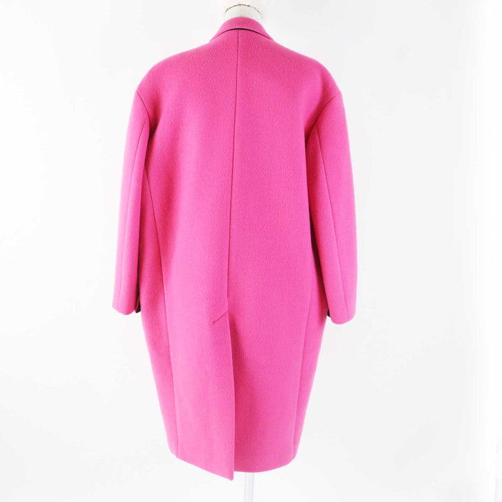 Excellent CELINE coat Egg Crombie Coat Rare color pink cashmere Women 34 2 8H13/4903