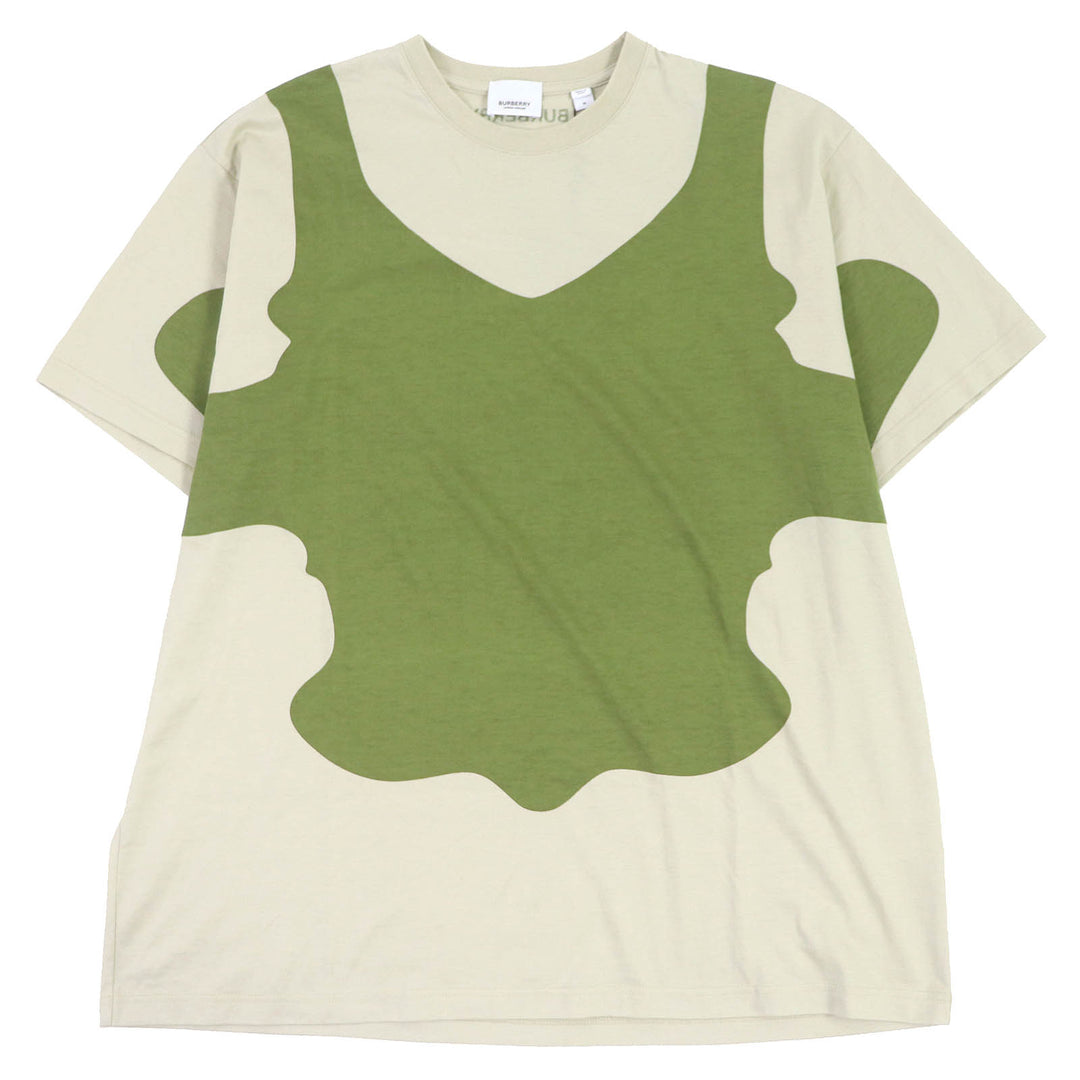 Pristine BURBERRY Short sleeve T-shirt Printed crew neck short sleeves mens M
