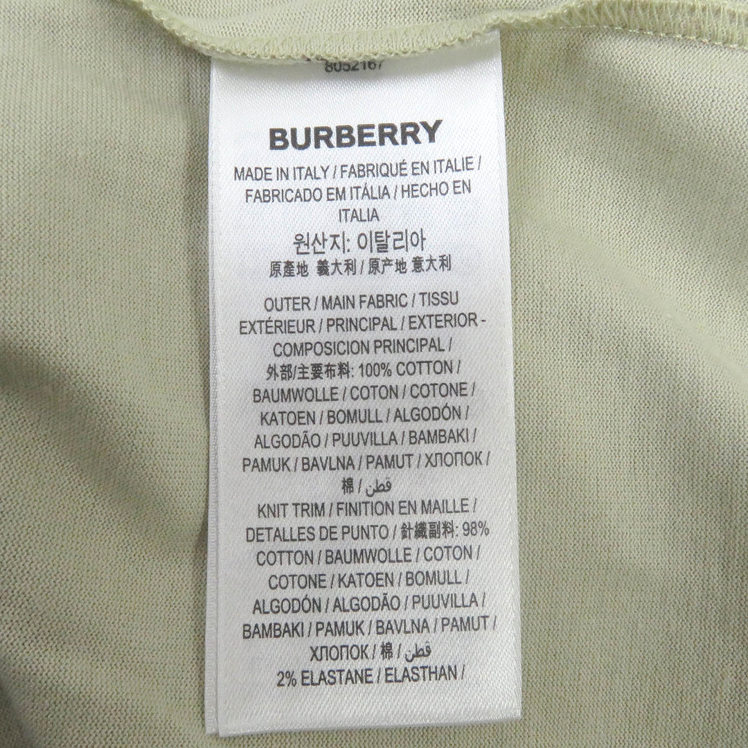 Pristine BURBERRY Short sleeve T-shirt Printed crew neck short sleeves mens M
