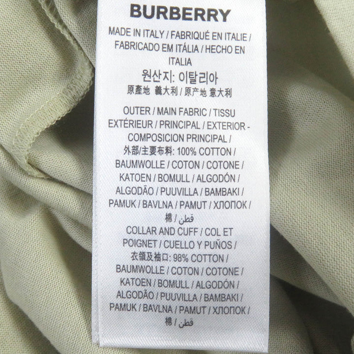 Pristine BURBERRY Short sleeve T-shirt Printed crew neck short sleeves mens L
