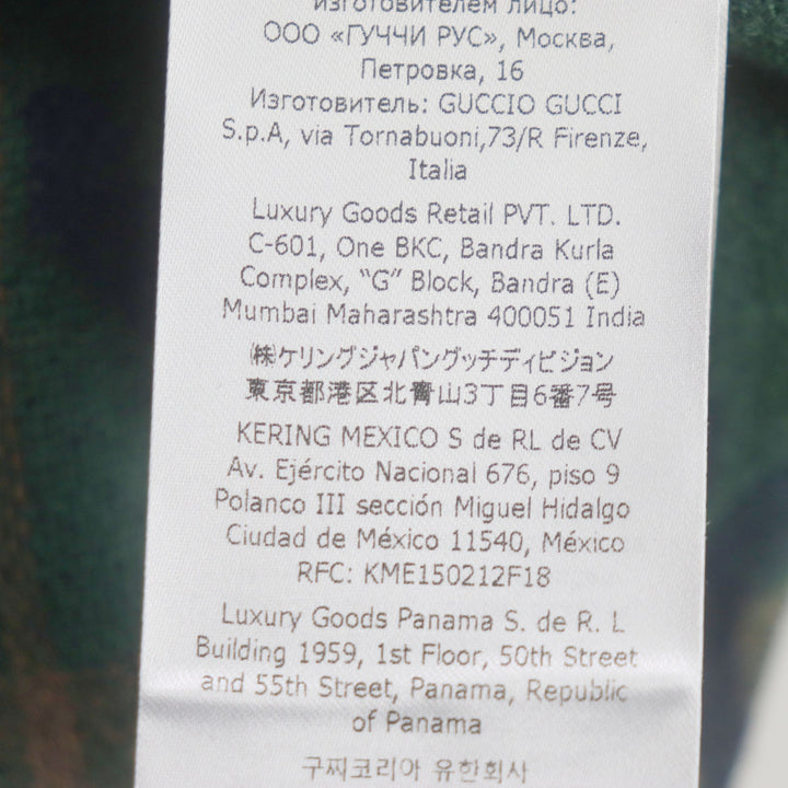 Pristine GUCCI Jacket Corduroy collar, padded blouson blue-black mens 48 709636 XDB39