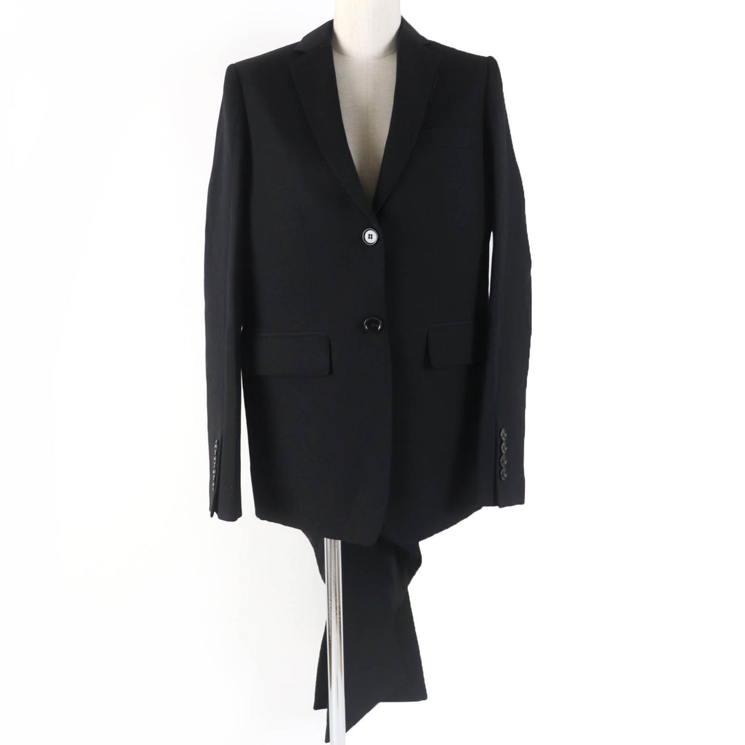 Pristine BURBERRY tailored jacket design black Virgin wool Women 36 8046742
