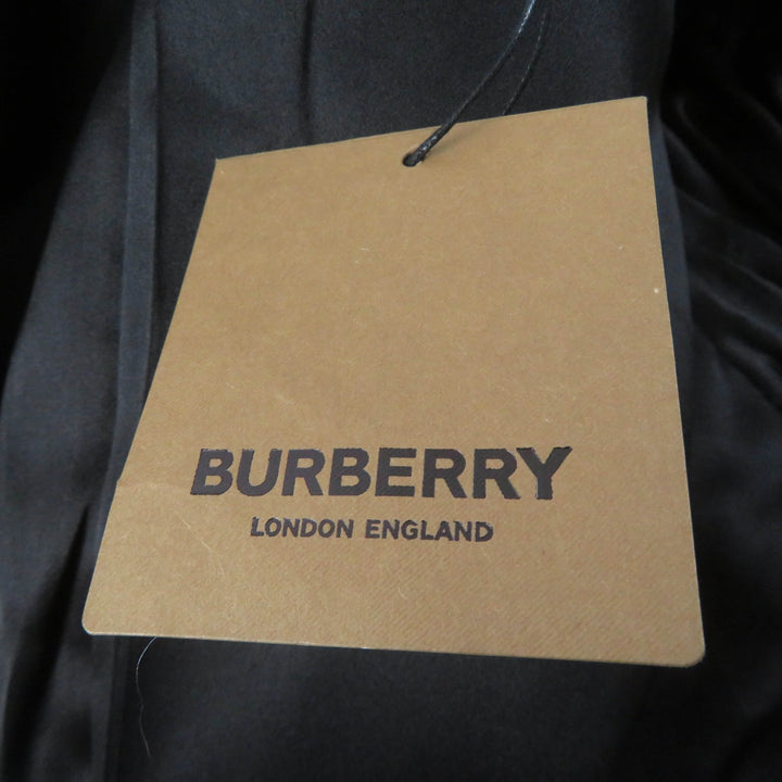 Pristine BURBERRY tailored jacket design black Virgin wool Women 36 8046742