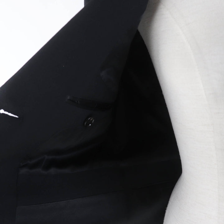 Pristine BURBERRY tailored jacket design black Virgin wool Women 36 8046742