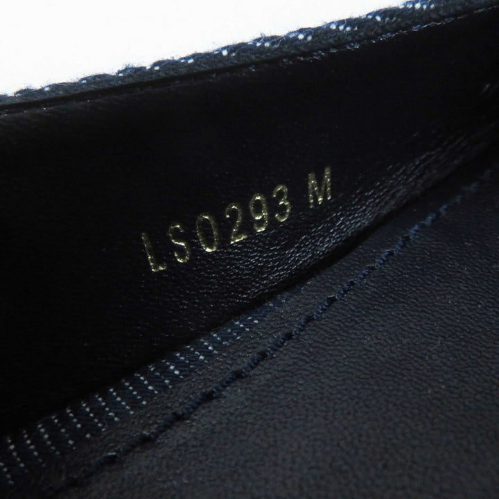 Pristine LOUIS VUITTON pumps Shake Line Ballerina LV Twist Accessories denim 37