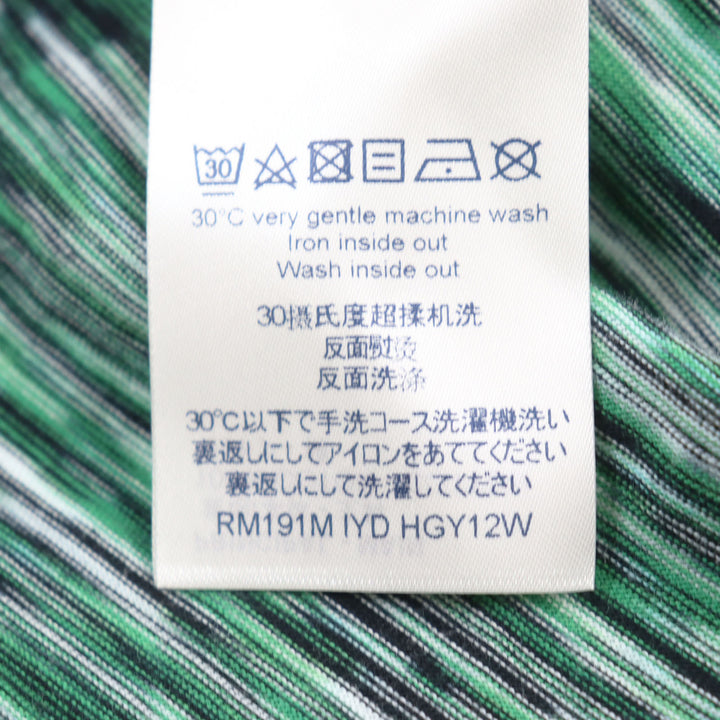 Excellent LOUIS VUITTON Short sleeve T-shirt Big Logo Galaxy Print mens S HGY12W