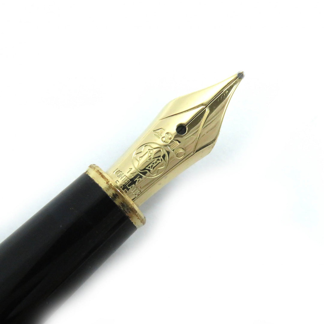 MONTBLANC fountain pen Meisterstück Classic white star Bordeaux gold K14 mens