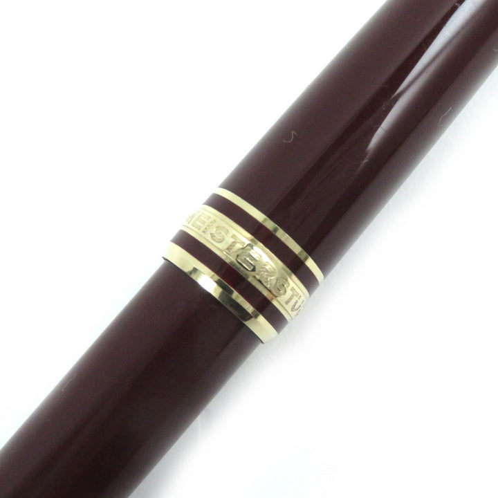 MONTBLANC fountain pen Meisterstück Classic white star Bordeaux gold K14 mens