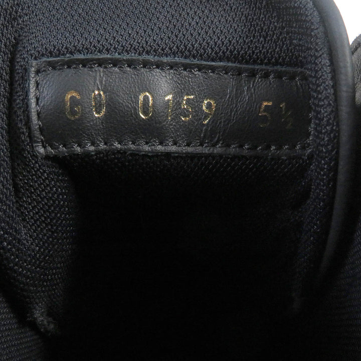 Excellent LOUIS VUITTON High cut sneakers LV Tattoo Line Lace up black leather mens 5.5