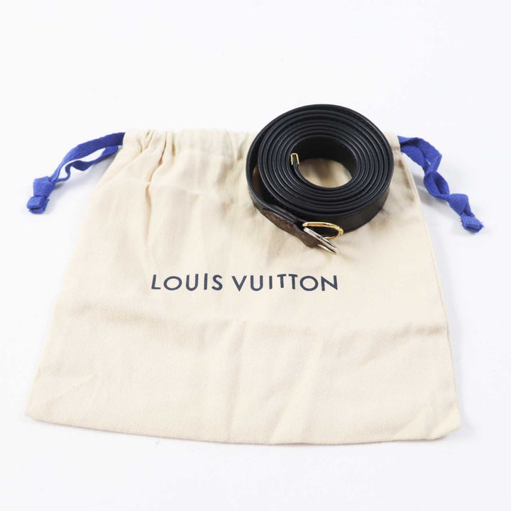Pristine LOUIS VUITTON one piece Monogram design belted long sleeve chunky knit Women M