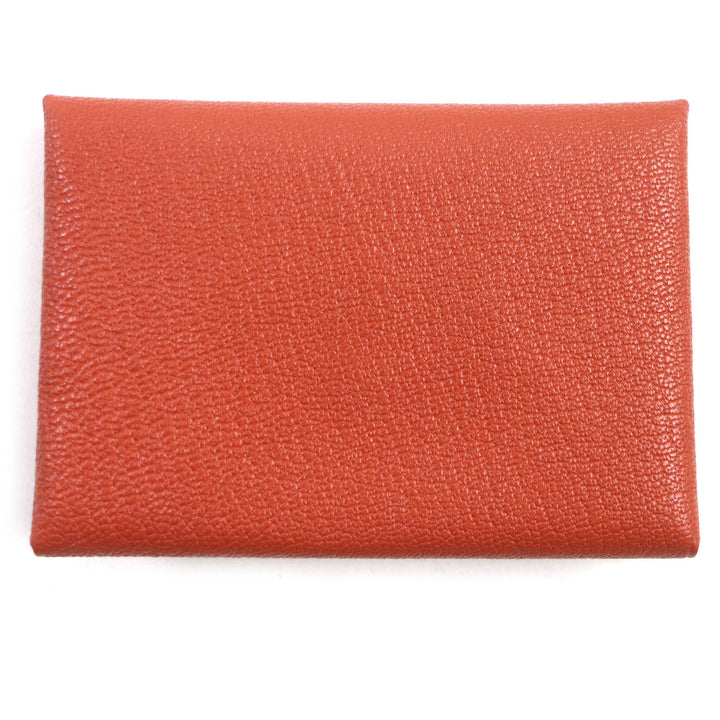 Pristine HERMES Coin case Calvi duo Shoble misol mens