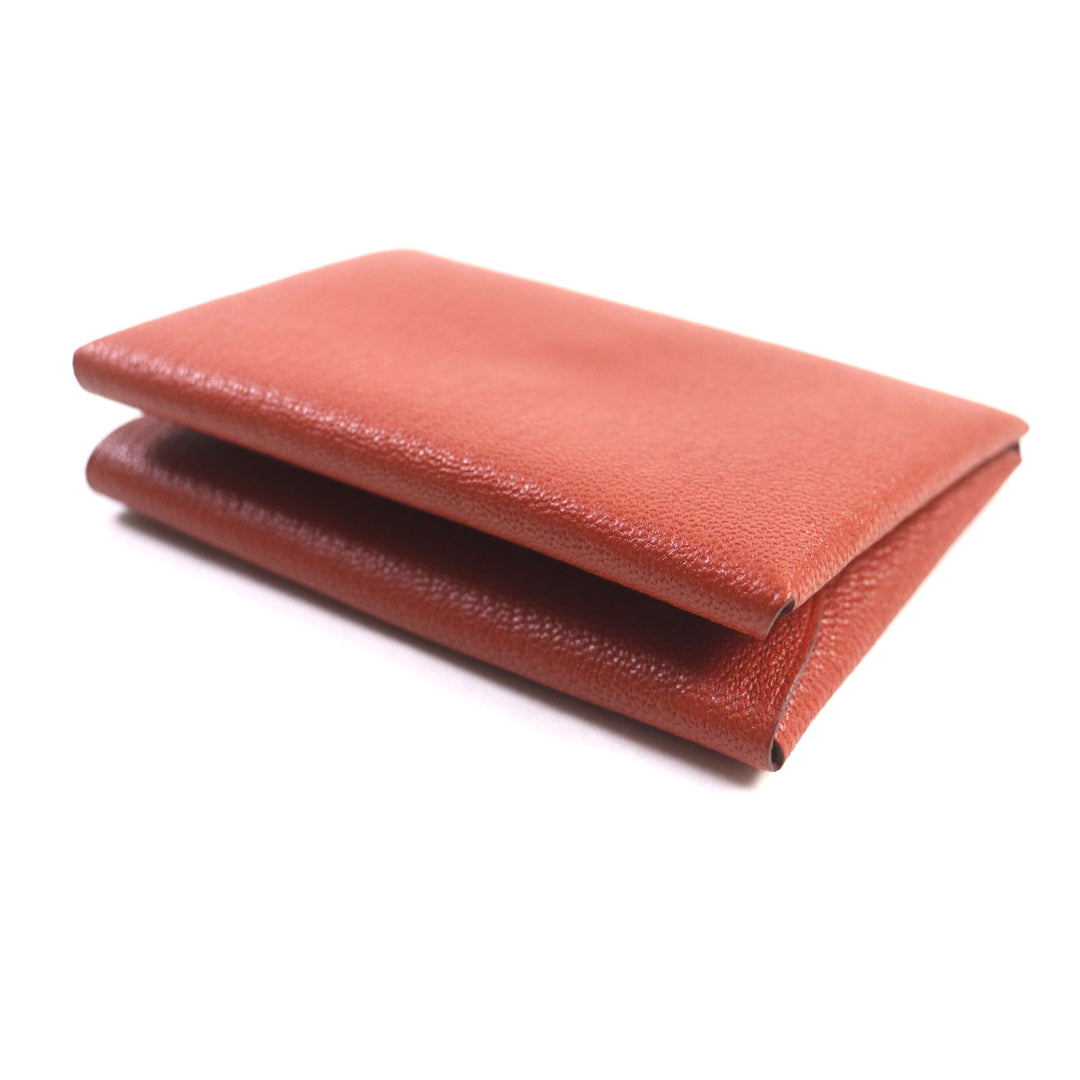 Pristine HERMES Coin case Calvi duo Shoble misol mens