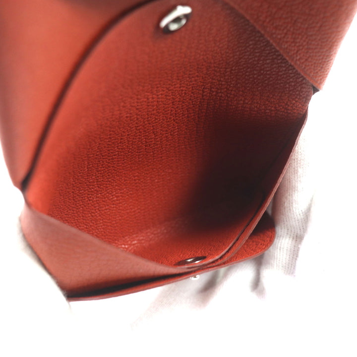 Pristine HERMES Coin case Calvi duo Shoble misol mens