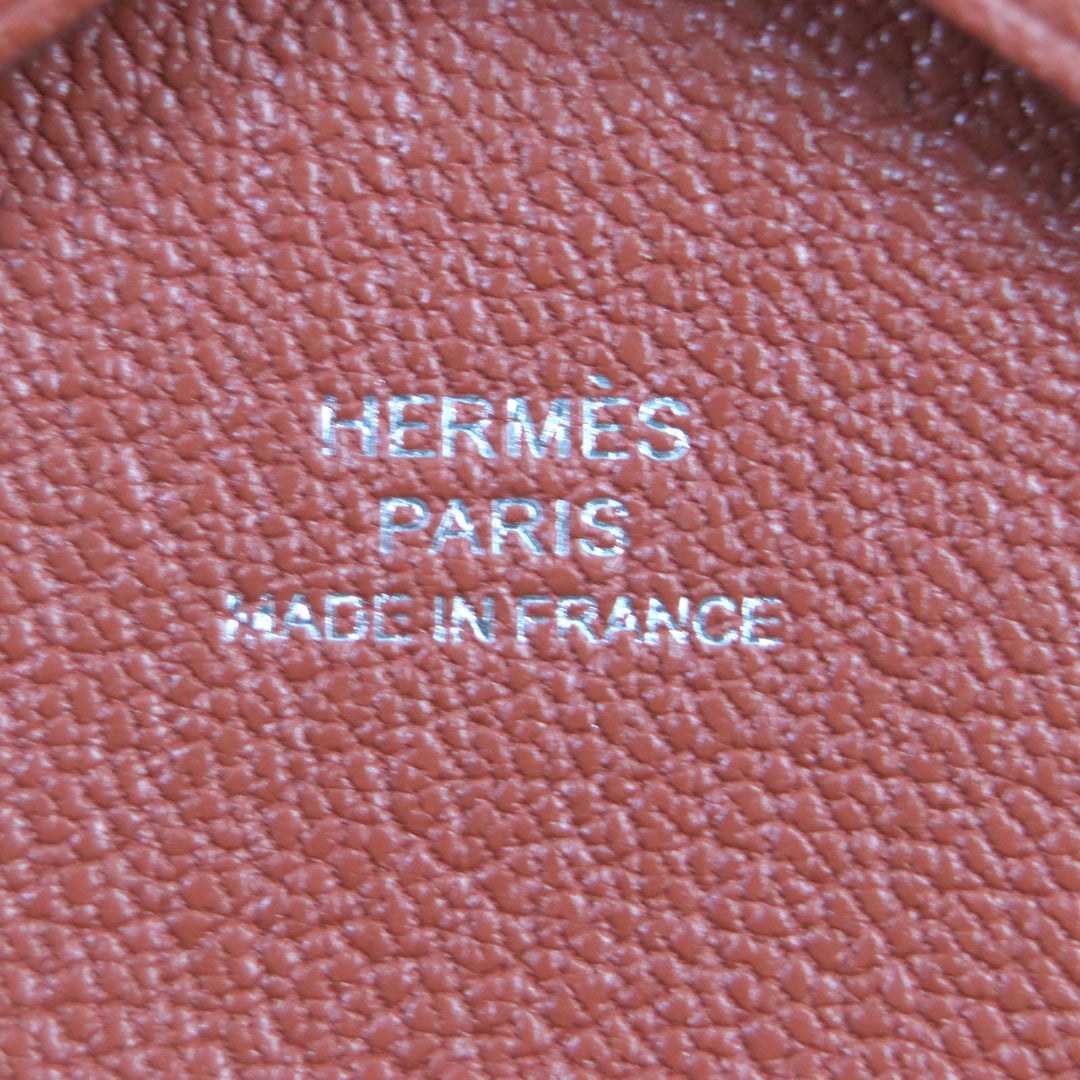 Pristine HERMES Coin case Calvi duo Shoble misol mens
