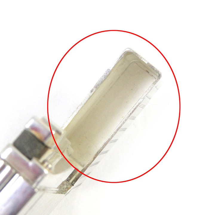 Very Good Dupont lighter Gatsby Rectangle Block Check Square Roller Gas Silver mens
