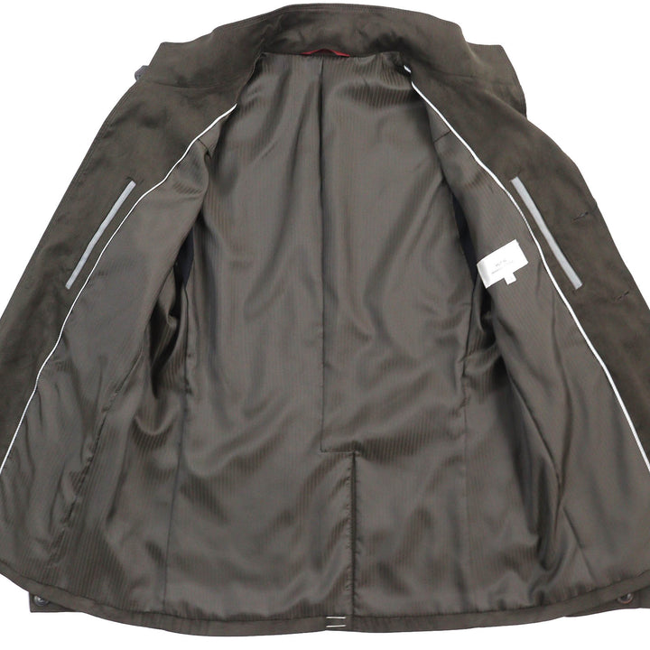 Pristine monsieur NICOLE Jacket Suede Convertible Dark brown polyester mens 46