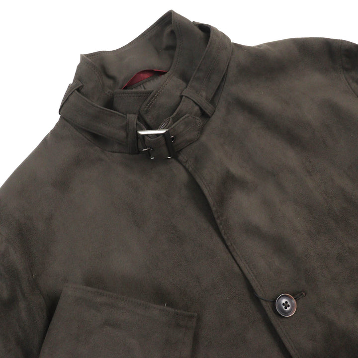 Pristine monsieur NICOLE Jacket Suede Convertible Dark brown polyester mens 46