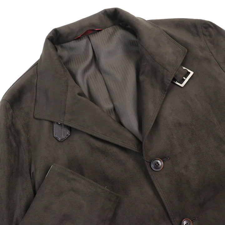 Pristine monsieur NICOLE Jacket Suede Convertible Dark brown polyester mens 46