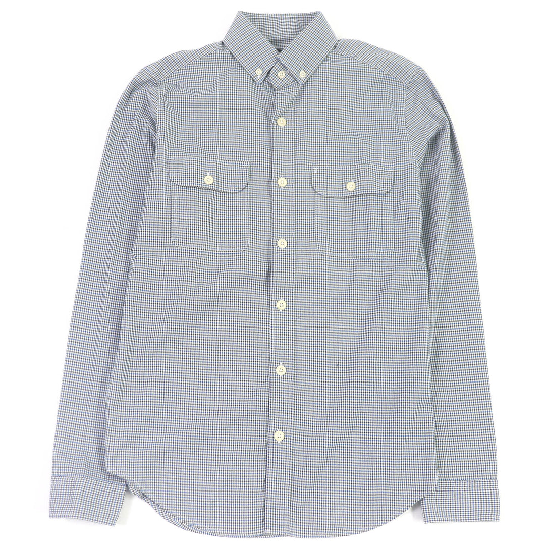 Pristine TOM FORD Long sleeve shirt Plain Check Pattern Two-piece set cotton mens