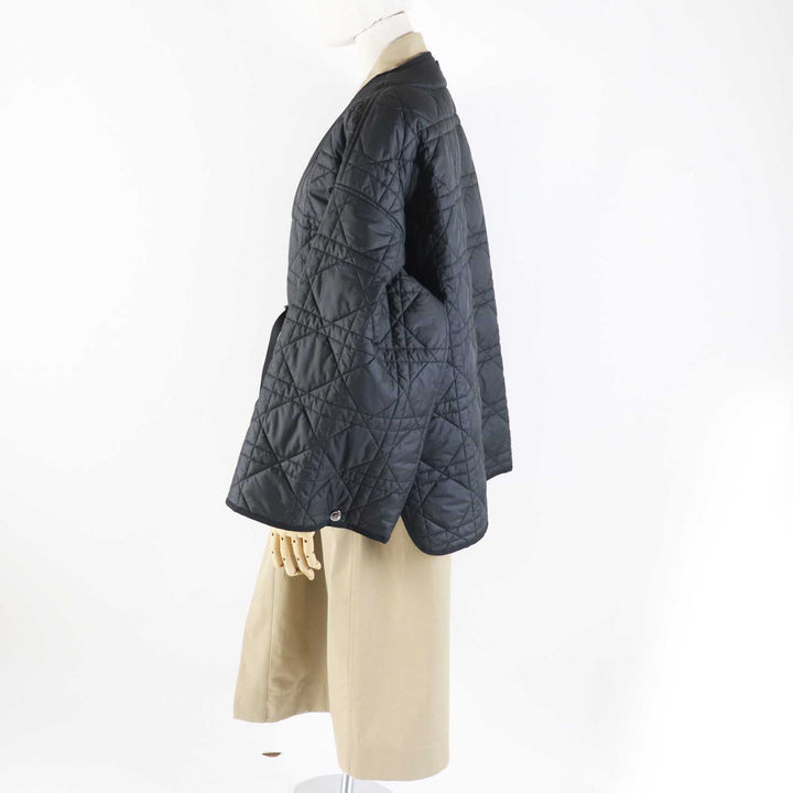Excellent Christian Dior trench coat Bee Embroidery Cannage Jacket Women 42 327M11A3332