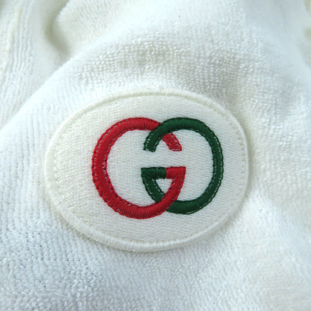 Excellent GUCCI Short sleeve polo shirt Web Stripe Interlocking G white Women XS