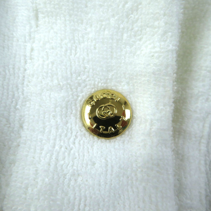 Excellent GUCCI Short sleeve polo shirt Web Stripe Interlocking G white Women XS