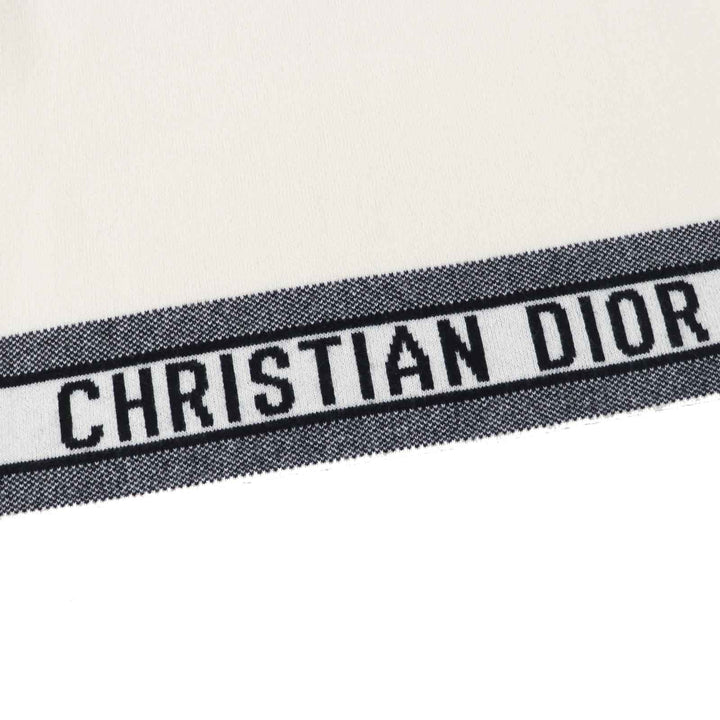 Great Christian Dior knit Logo long sleeve cashmere Women 38 014S55AM042