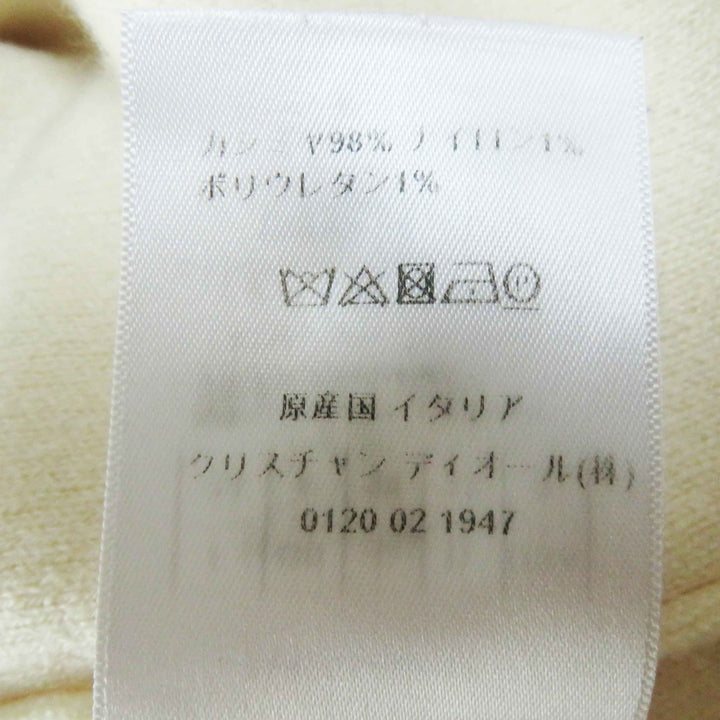 Great Christian Dior knit Logo long sleeve cashmere Women 38 014S55AM042