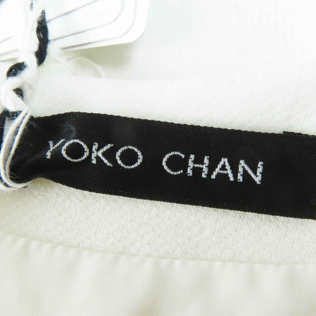 Pristine YOKO CHAN one piece Faux pearl sleeveless polyester 40 YCD-120-568