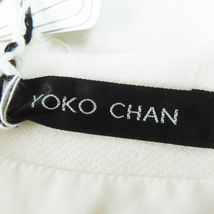 Pristine YOKO CHAN one piece Faux pearl sleeveless polyester 40 YCD-120-568