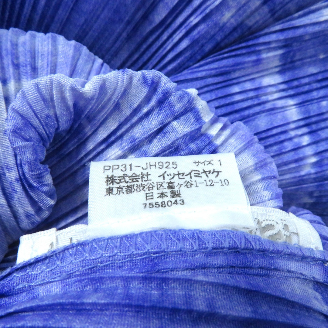 Great PLEATS PLEASE one piece All-over pattern, pleated hem, sleeveless purple polyester Women 1 PP31-JH925