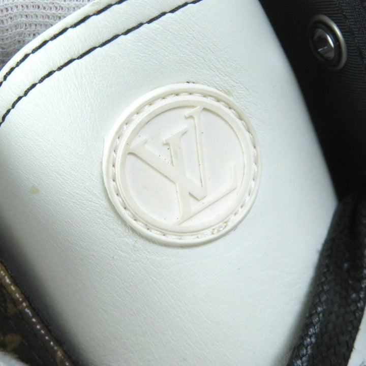 Excellent LOUIS VUITTON Ankle boots Monogram lace-up short boots leather Women