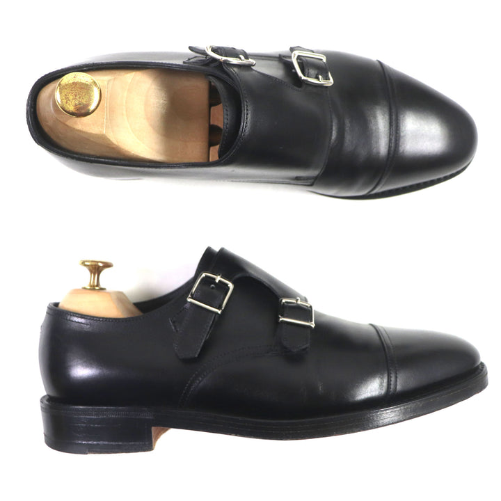 Great John Lobb Leather shoes WILLIAM black leather mens 6 9795