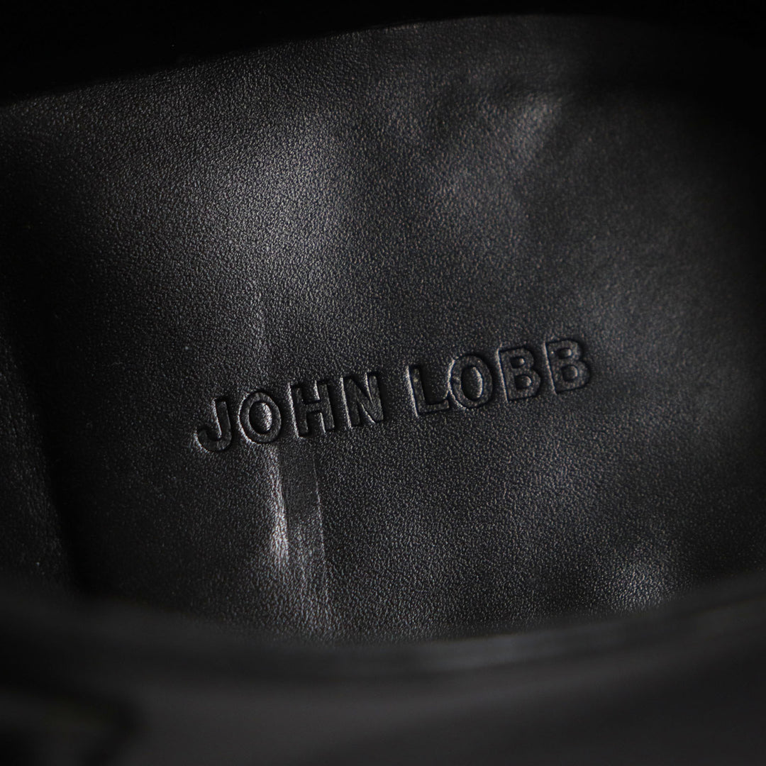 Great John Lobb Leather shoes WILLIAM black leather mens 6 9795