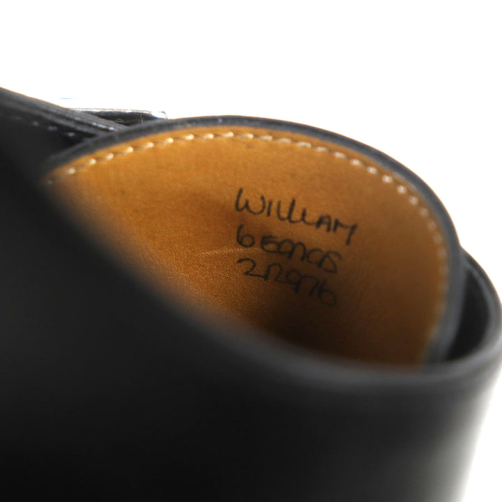 Great John Lobb Leather shoes WILLIAM black leather mens 6 9795